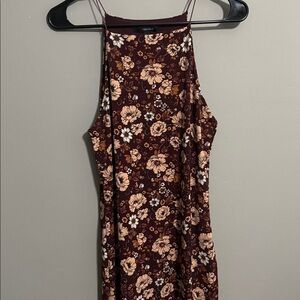 Summer Burgundy Floral Forever 21 dress